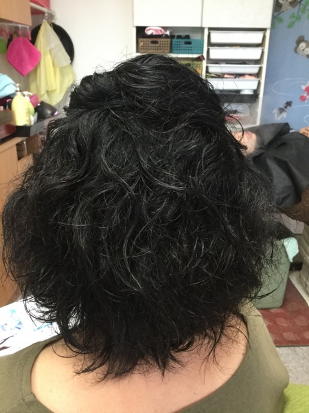 カラーリング　カット　炭酸泉スパ　ヘアエステ　50代