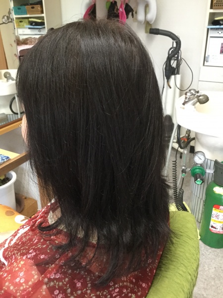 カラーリング　カット　炭酸泉スパ　ヘアエステ　50代