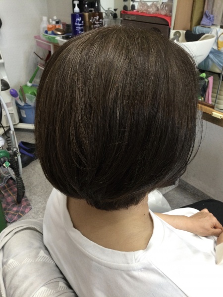 カット　炭酸泉スパ　ヘアエステ　60代